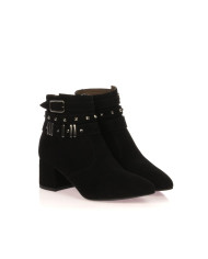 TRONCHETTO NEROGIARDINI DONNA CAPRA SCAMOSCIATO NERO A90944DE/100