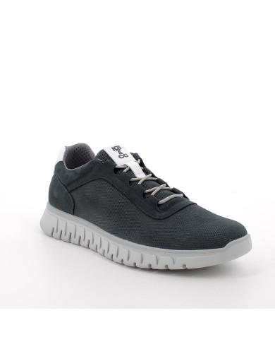 SNEAKERS IGI&CO UOMO NABUK GUM BLU 7617211
