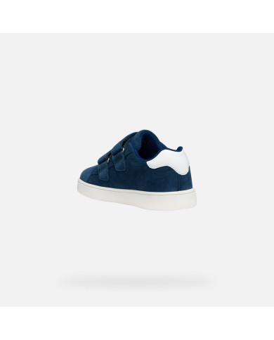 SNEAKERS GEOX BAMBINO JUNIOR  J ECLYPER NAVY/WHITE J65LSC 022BC C4211