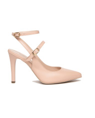 DECOLLETE' NEROGIARDINI DONNA NAPPA PANDORA ROSA TPU DIMONA LADY ROSA LOOK DA CERIMONIA SLINGBACK E307030DE/606