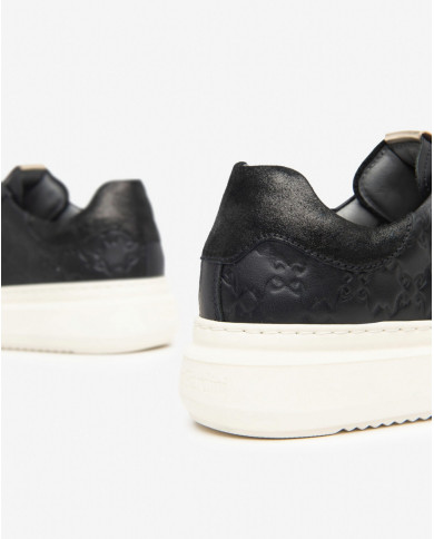 GUANTO NERO GUANTO NERO MONET NERO T.BRILL PLATINO PU.R I411590D/100