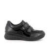 SNEAKERS ENVAL SOFT DONNA NERO LAMINATO BIVELCRO 6778400