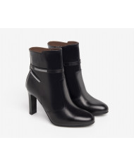 TRONCHETTI NEROGIARDINI DONNA IN PELLE NERO TACCO 9 CM I308742DE/100