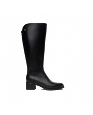 STIVALE CON TACCO NEROGIARDINI DONNA IN PELLE NERO ZIP 117561D/100