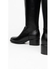 STIVALE CON TACCO NEROGIARDINI DONNA IN PELLE NERO ZIP 117561D/100