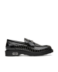 MOCASSINI CULT DONNA SABBATH 4575 LOW W SHINY LEAT. BLACK/SILVER STUDS CLW457500