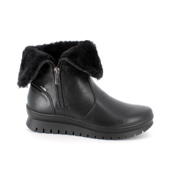 STIVALETTO IGI&CO DONNA IN PELLE NERO GORE-TEX 6658700