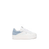 SNEAKERS NEROGIARDINI DONNA CILE BIANCO VELOUR FIORDALISO ETOILE ARGENTO PU.MONOD.CAPRAI E615300D/707