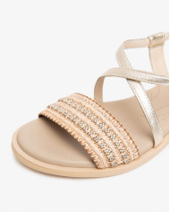 SANDALO NEROGIARDINI DONNA ETOILE SAND MIELE TR ACCRA 592 BEIGE E615900D/418