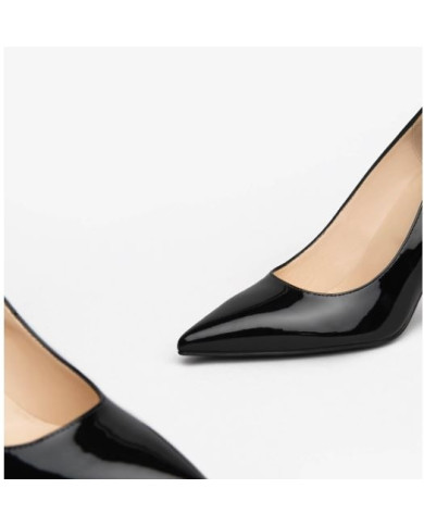 DECOLLETE' NEROGIARDINI DONNA VERNICE NERO E211041DE/100