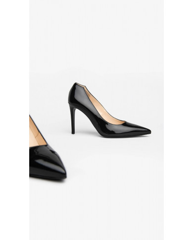 DECOLLETE' NEROGIARDINI DONNA VERNICE NERO E211041DE/100