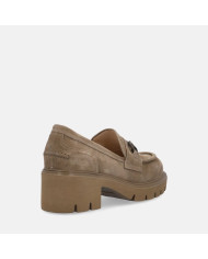 MOCASSINO NEROGIARDINI DONNA AROLD COL.ARGILLA EVA URBANA TORTORA TACCO 6CM I513984D/501