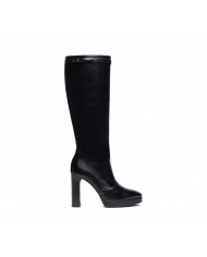 STIVALE CON TACCO NEROGIARDINI DONNA IN PELLE NERO TACCO 10.5 CM ZIP II308723DE/100