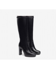 STIVALE CON TACCO NEROGIARDINI DONNA IN PELLE NERO TACCO 10.5 CM ZIP II308723DE/100