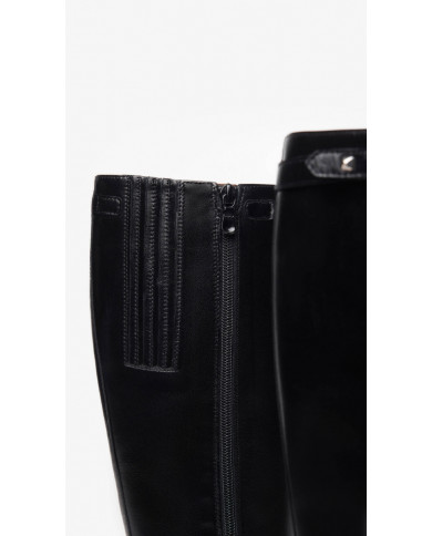 STIVALE CON TACCO NEROGIARDINI DONNA IN PELLE NERO TACCO 10.5 CM ZIP II308723DE/100