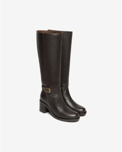 STIVALI NEROGIARDINI DONNA VIENNA T.MORO  TR IMOLA  TACCO 6,5CM I514731D/300