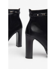 TRONCHETTI NEROGIARDINI DONNA IN PELLE nero TACCO 10.5 CM ZIP I308722DE/100