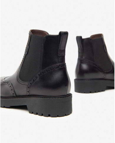 STIVALETTO NEROGIARDINI DONNA GUANTO NERO TR MACERATA LIGHT CHELSEA TACCO 3,5 CM I411452D/100