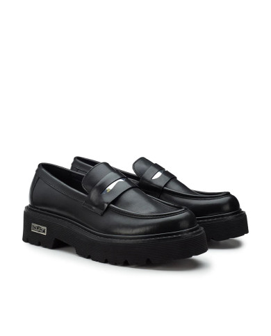 MOCASSINO CULT DONNA SLASH 4215 LOW W LEATHER BLACK CLW421500