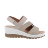 SANDALO CON ZEPPA IGI&CO DONNA BEIGE IRIDESCENTE 5667422