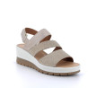 SANDALO CON ZEPPA IGI&CO DONNA BEIGE IRIDESCENTE 5667422