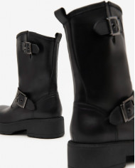 STIVALETTO NEROGIARDINI DONNA IN PELLE GUANTO NERO TR PULA I411980D/100