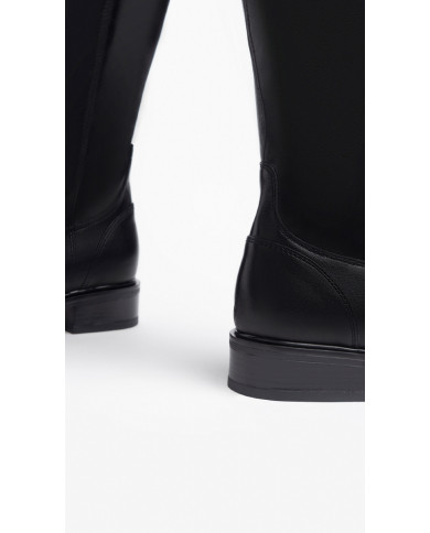 STIVALE NEROGIARDINI DONNA IN PELLE NERO ZIP I308813D/100