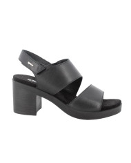 SANDALO CON TACCO IGI&CO DONNA NAPPA SOFT NERO TACCO 6,8CM 5676300