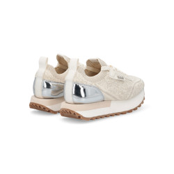 SNEAKERS LIU JO DONNA EVELYN 916 - SNEAKER KNIT/METALLIC ROPE BA6067TX525S1856 
