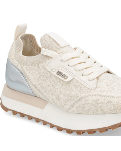 SNEAKERS LIU JO DONNA EVELYN 916 - SNEAKER KNIT/METALLIC ROPE BA6067TX525S1856 
