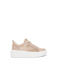 SNEAKERS NEROGIARDINI DONNA NAPPA PANDORA FEMME  T.PALLADIUM NET ROSA T.BRILL PLATINO E615292D/677