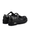 MOCASSINO CULT DONNA SLASH 4216 LOW W LEATHER BLACK W/ PIERCING CLW421600