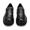MOCASSINO CULT DONNA SLASH 4216 LOW W LEATHER BLACK W/ PIERCING CLW421600