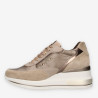 SNEAKERS CON ZEPPA NEROGIARDINI DONNA AROLD COL.ARGILLA BAGOYA BROWN TAMIGI COL.TORBA T.CROM I514130D/501