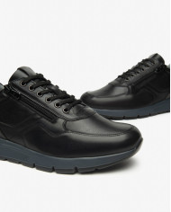 SNEAKERS NEROGIARDINI UOMO SAGAR DECO NERO SAUVAGE DARK GREY PU.BIDENS.POGGIO I500870U/100
