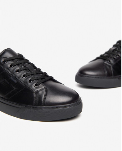 SNEAKERS NEROGIARDINI UOMO PELLE GUANTO NERO TR ISEO I400450U/100