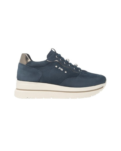 SNEAKERS CON ZEPPA NEROGIARDINI DONNA VELOUR INCANTO 225 T.BRILL ANTRACITE TR CORVARA KENNEDY I514105D/207
