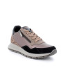 SNEAKERS DONNA BRONZO IN PELLE ZIP+LACCI 6672566