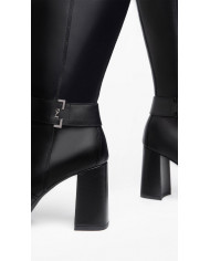 STIVALE CON TACCO NEROGIARDINI DONNA IN PELLE NERO TACCO 9CM I308930D/100