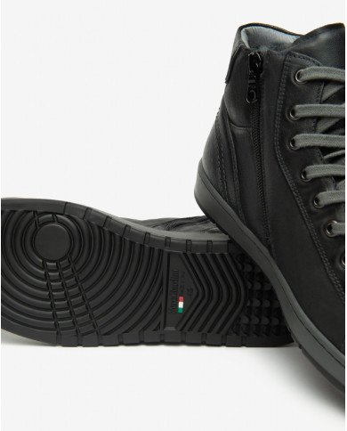SNEAKERS NEROGIARDINI UOMO OSAKA NERO OSAKA BLU TR LEGNANO COBE NERO I500940U/100