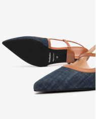 DECOLLETE' NEROGIARDINI DONNA T.TINTO JEANS 9 ARMENIA COGNAC TPU CLETO NERO E615470D/214