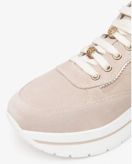 SNEAKERS NEROGIARDINI DONNA VELOUR COL.FEMMEETOILE COL.SATURNT.BRILL COL.PLATINO E615200D/677