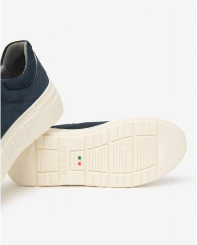 SNEAKERS  NEROGIARDINI DONNA VELOUR INCANTO T.BRILL ANTRACITE TR SPECCHIA I514201D/207