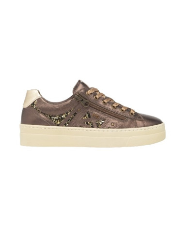 SNEAKERS  NEROGIARDINI DONNA OMEGA T.MORO T.GLITTER GR.TOP SAB ETOILE MIELE TR GENOVA I514191D/300