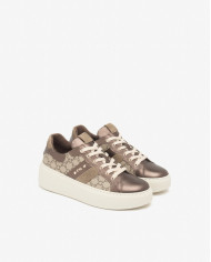 SNEAKERS  NEROGIARDINI DONNA OMEGA T.MORO T.GIOVE ECRU/T.MORO  AROLD COL.ARGILLA PU.GUATE I514210D/300