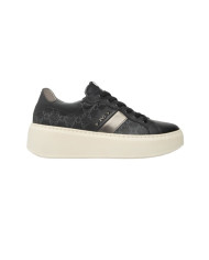 SNEAKERS  NEROGIARDINI DONNA GUANTO NERO T.GIOVE NERO/GRIGIO  T.BRILL ANTRACITE PU.GUATEM I514210D/100