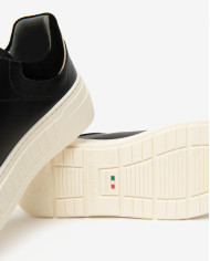 SNEAKERS  NEROGIARDINI DONNA GUANTO NERO T.BRILL PLATINO AROLD VELO NERO TR SPECCHIA I514200D/100