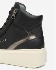 SNEAKERS  NEROGIARDINI DONNA GUANTO NERO T.BRILL ANTRACITE PU.GUATEMALA I514213D/100