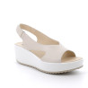 SANDALO CON ZEPPA IGI&CO DONNA CAPRA TAMPONATA PANNA 7666033