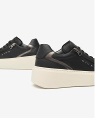 SNEAKERS  NEROGIARDINI DONNA GUANTO NERO T.BRILL ANTRACITE PU.GUATEMALA I514212D/100